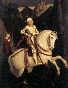 Franz Pforr St George and the Dragon oil on canvas